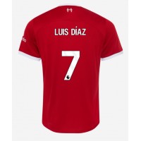 Liverpool Luis Diaz #7 Hjemmedrakt 2023-24 Kortermet